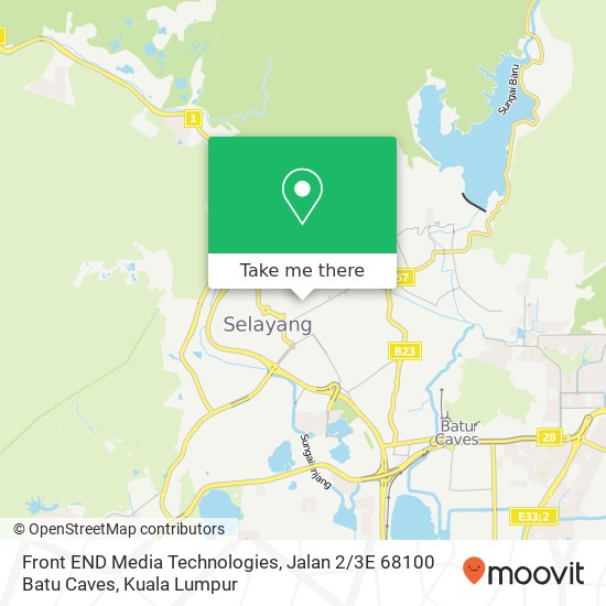 Front END Media Technologies, Jalan 2 / 3E 68100 Batu Caves map