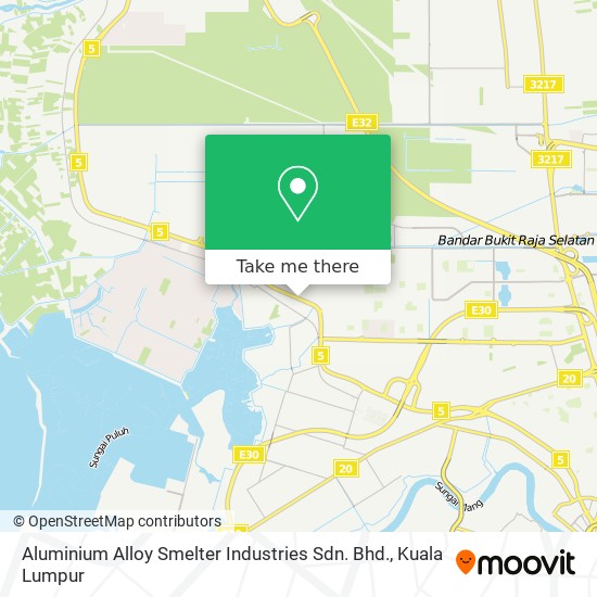 Aluminium Alloy Smelter Industries Sdn. Bhd. map