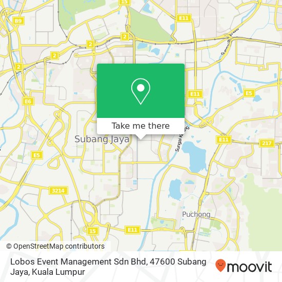 Peta Lobos Event Management Sdn Bhd, 47600 Subang Jaya