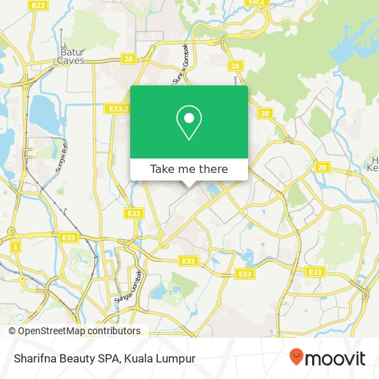 Sharifna Beauty SPA map