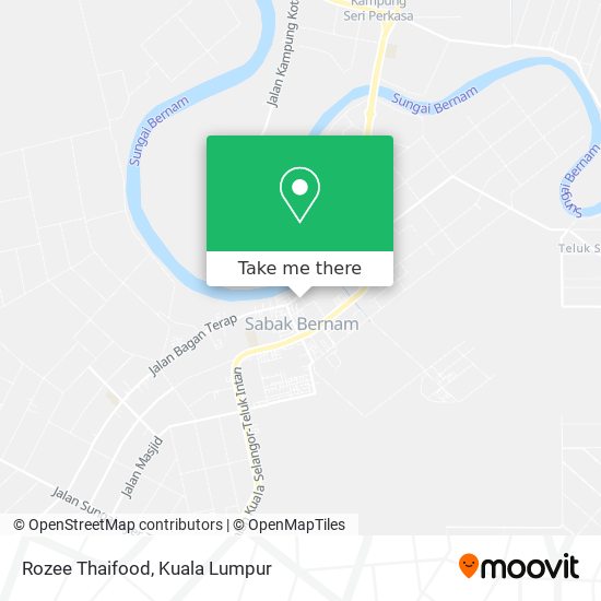 Rozee Thaifood map