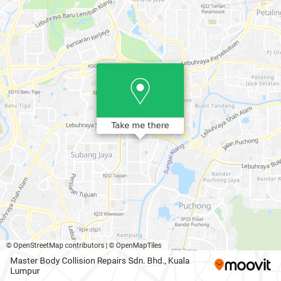 Master Body Collision Repairs Sdn. Bhd. map