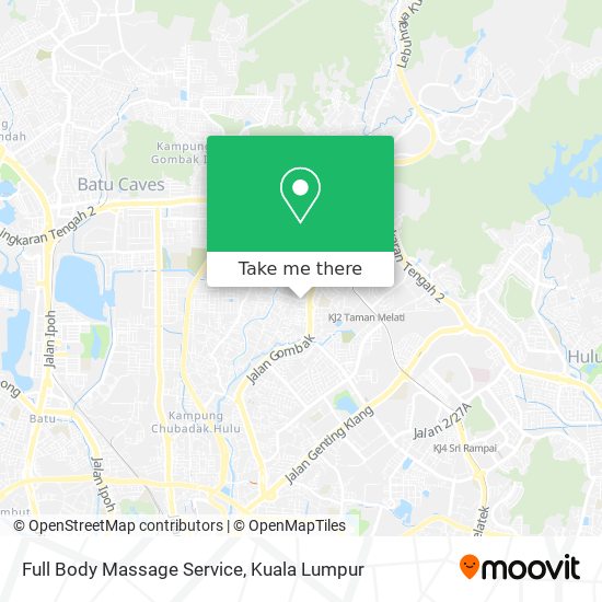 Full Body Massage Service map