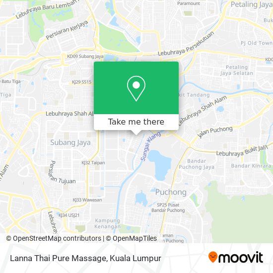 Lanna Thai Pure Massage map