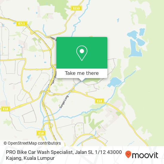 PRO Bike Car Wash Specialist, Jalan SL 1 / 12 43000 Kajang map