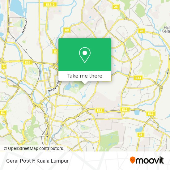 Gerai Post F map