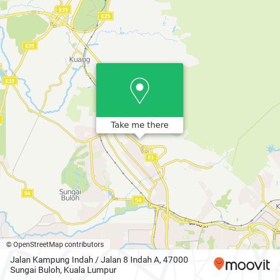 Jalan Kampung Indah / Jalan 8 Indah A, 47000 Sungai Buloh map