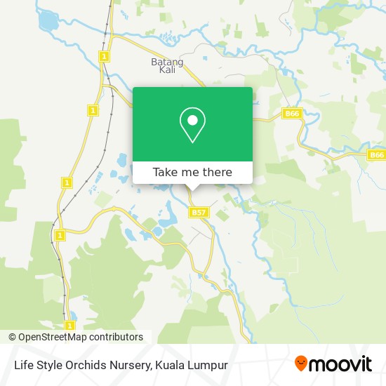 Life Style Orchids Nursery map