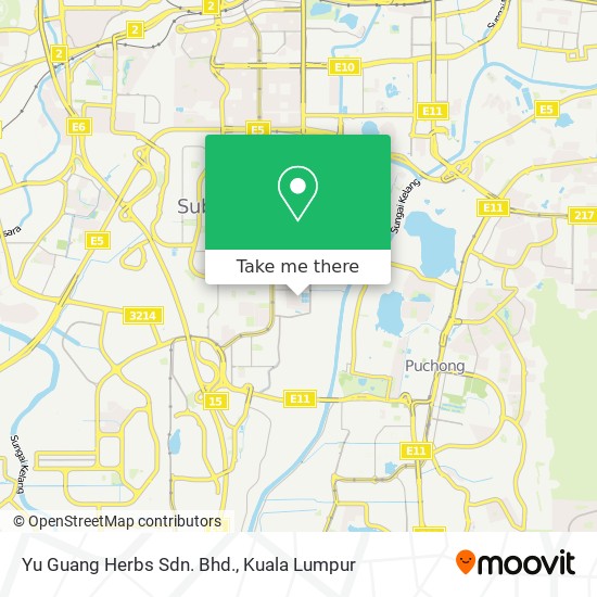 Yu Guang Herbs Sdn. Bhd. map