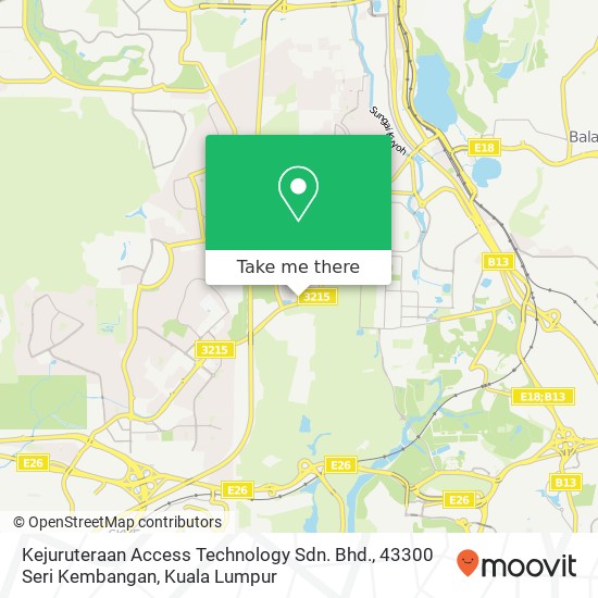 Kejuruteraan Access Technology Sdn. Bhd., 43300 Seri Kembangan map