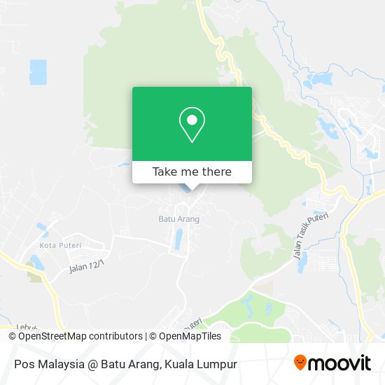 Pos Malaysia @ Batu Arang map