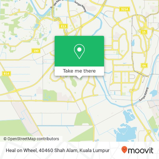 Heal on Wheel, 40460 Shah Alam map
