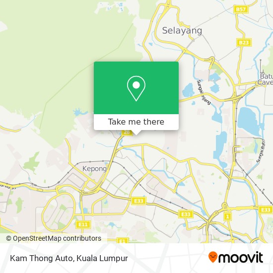 Peta Kam Thong Auto