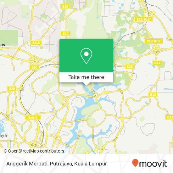 Anggerik Merpati, Putrajaya map