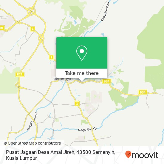 Pusat Jagaan Desa Amal Jireh, 43500 Semenyih map