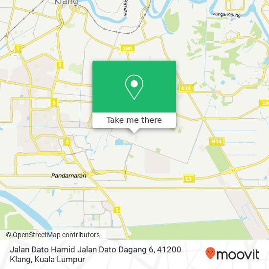 Jalan Dato Hamid Jalan Dato Dagang 6, 41200 Klang map