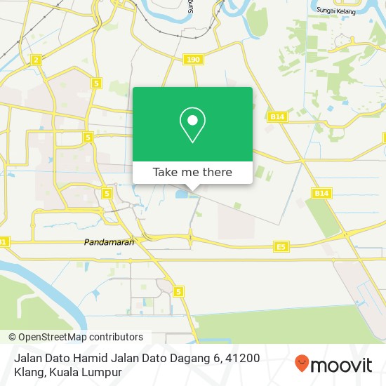 Jalan Dato Hamid Jalan Dato Dagang 6, 41200 Klang map