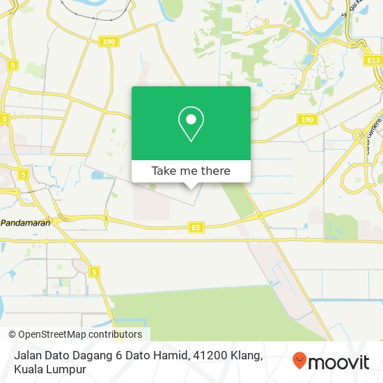 Jalan Dato Dagang 6 Dato Hamid, 41200 Klang map