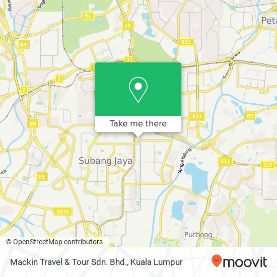 Mackin Travel & Tour Sdn. Bhd. map
