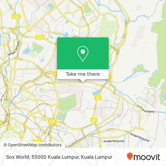 Sox World, 55000 Kuala Lumpur map