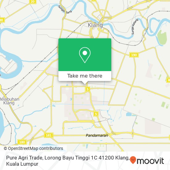 Pure Agri Trade, Lorong Bayu Tinggi 1C 41200 Klang map