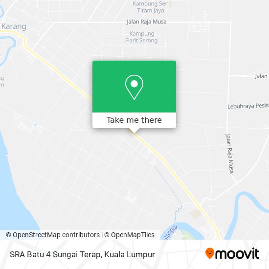 Peta SRA Batu 4 Sungai Terap