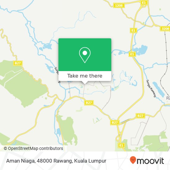 Aman Niaga, 48000 Rawang map