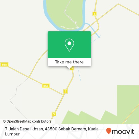 Peta 7 Jalan Desa Ikhsan, 43500 Sabak Bernam