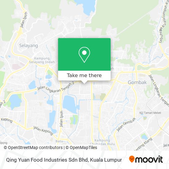 Peta Qing Yuan Food Industries Sdn Bhd