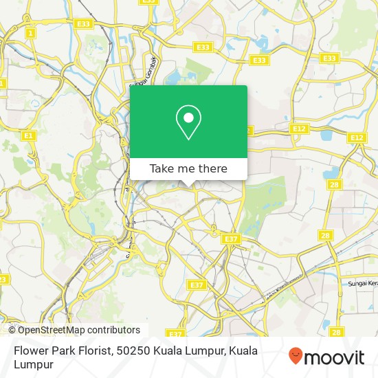 Flower Park Florist, 50250 Kuala Lumpur map