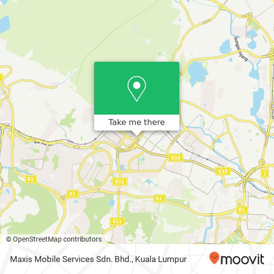 Maxis Mobile Services Sdn. Bhd. map