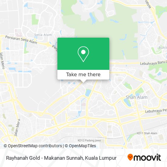 Rayhanah Gold - Makanan Sunnah map