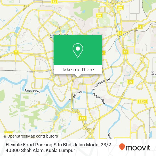 Flexible Food Packing Sdn Bhd, Jalan Modal 23 / 2 40300 Shah Alam map