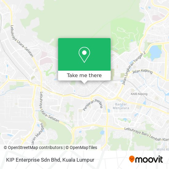 KIP Enterprise Sdn Bhd map