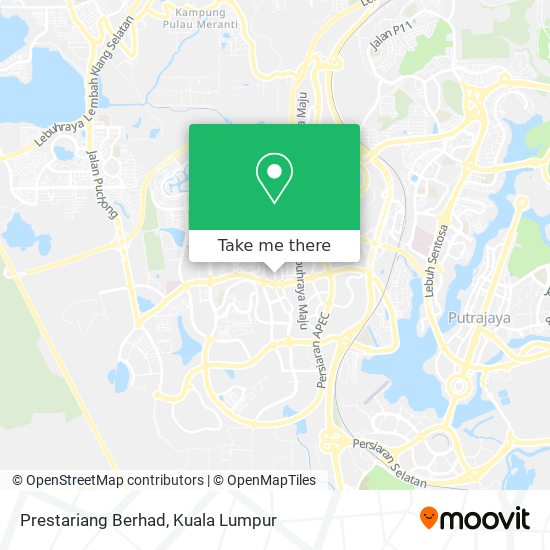 Prestariang Berhad map