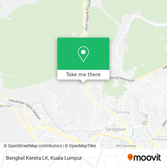 Bengkel Kereta LK map