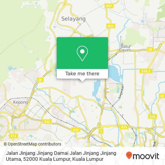 Jalan Jinjang Jinjang Damai Jalan Jinjang Jinjang Utama, 52000 Kuala Lumpur map