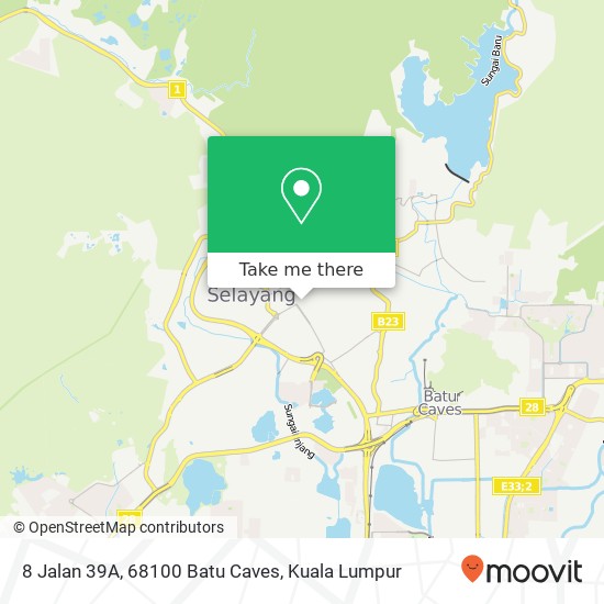 Peta 8 Jalan 39A, 68100 Batu Caves