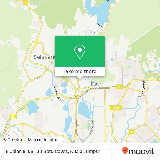 8 Jalan 8, 68100 Batu Caves map