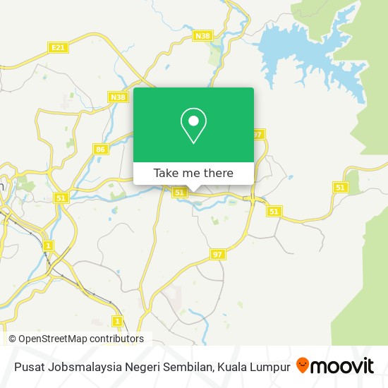 Pusat Jobsmalaysia Negeri Sembilan map
