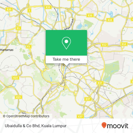 Ubaidulla & Co Bhd map