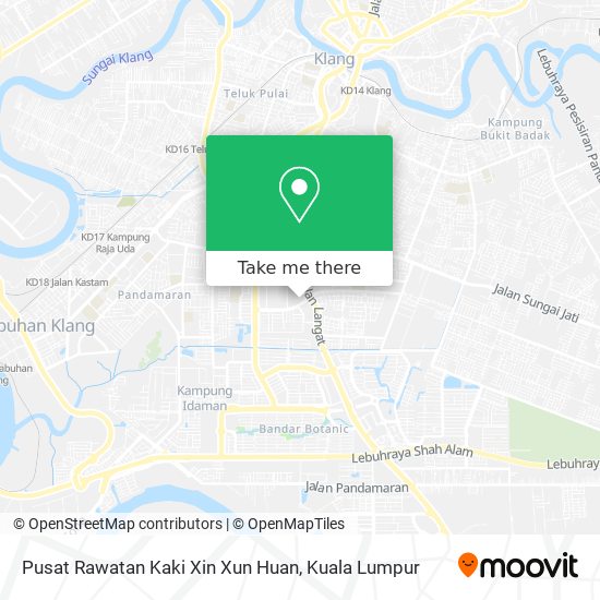 Pusat Rawatan Kaki Xin Xun Huan map