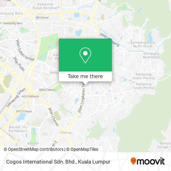 Cogos International Sdn. Bhd. map