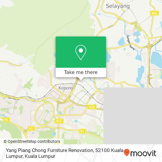 Peta Yang Piang Chong Furniture Renovation, 52100 Kuala Lumpur