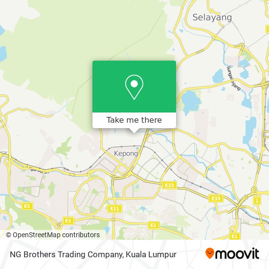 NG Brothers Trading Company map
