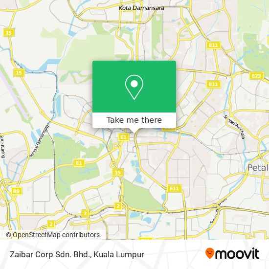 Zaibar Corp Sdn. Bhd. map