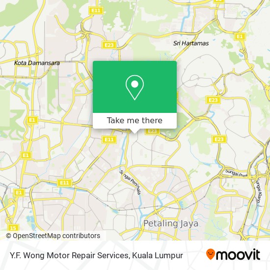 Y.F. Wong Motor Repair Services map