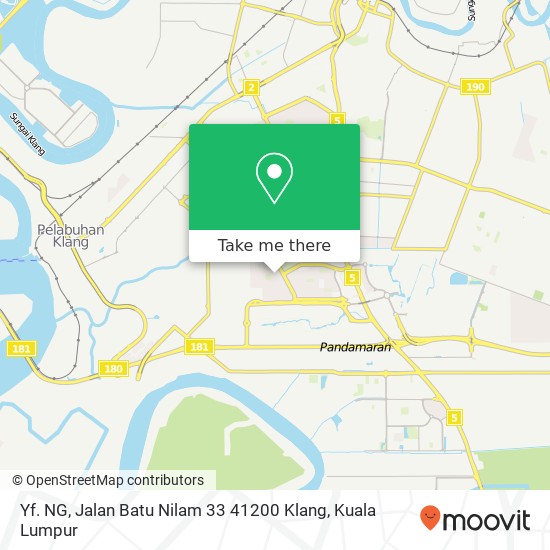 Yf. NG, Jalan Batu Nilam 33 41200 Klang map