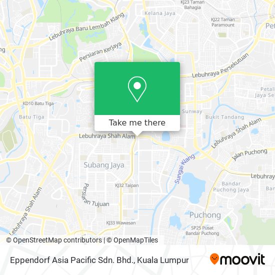 Eppendorf Asia Pacific Sdn. Bhd. map