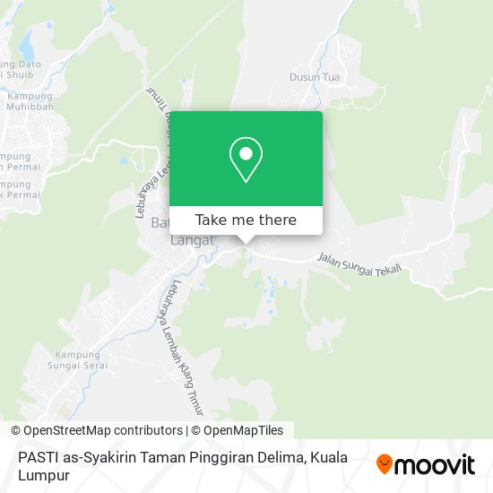 Peta PASTI as-Syakirin Taman Pinggiran Delima